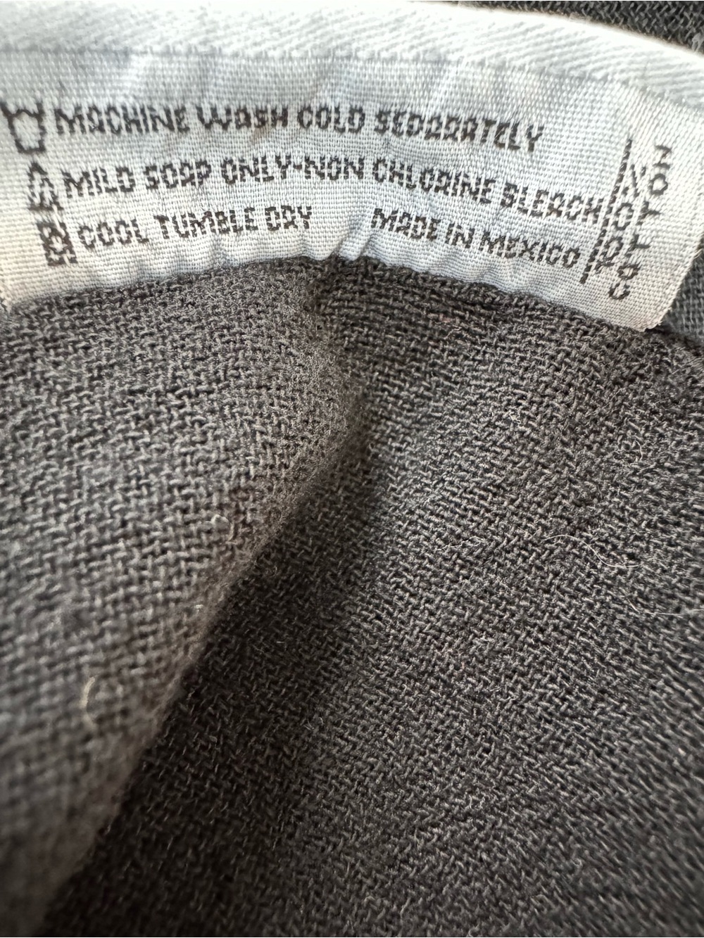 Cottonways Dress Alebrijes Maria Size Small Black Cotton Gauze Blue Floral Art - Picture 10 of 10
